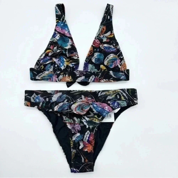 MISSONI Monstera Leaf Two-Piece Swimsuit Size 40 B2789 - Picture 4 of 7